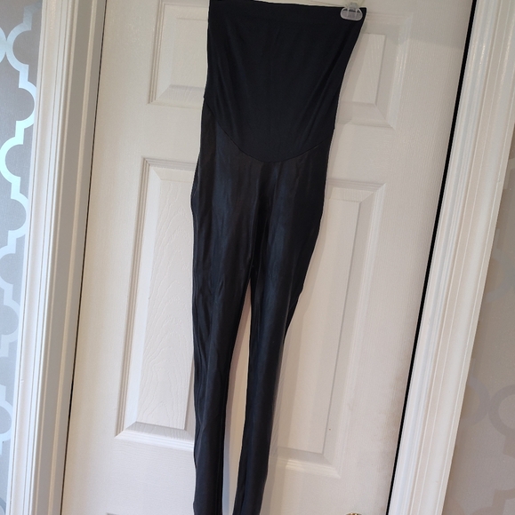 Spanx maternity faux leather leggings - Picture 2 of 5